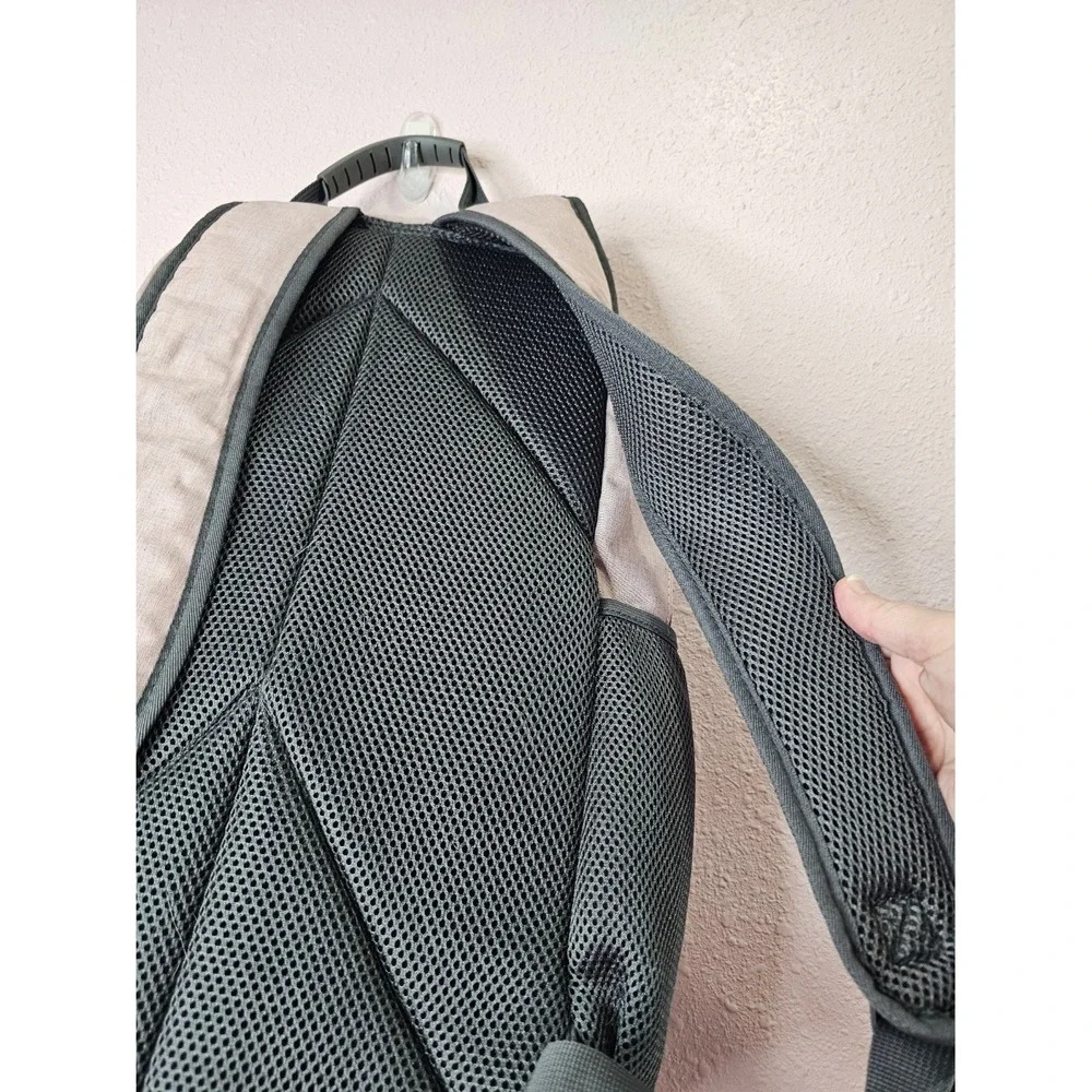 Eastsport Pink Gray Heathered Multi-Pocket Backpack School Travel Bag